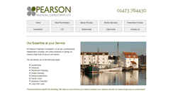 Desktop Screenshot of pearsonfinancial.co.uk